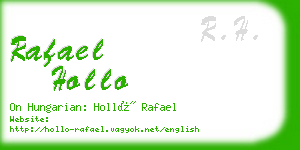 rafael hollo business card